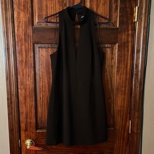 Backless High Neck Express Dress